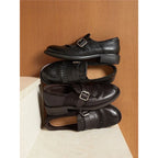 Women's Brogue Loafers with Fringed Kiltie & Cushioned Footbed - Flat Lay Stacked Pairs