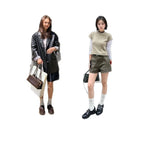 Women's Brogue Loafers with Fringed Kiltie & Cushioned Footbed - Lifestyle Two Models