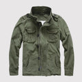 Men's Denim Jacket with Button-Front Closure & Chest Pockets — Wesley