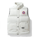 Men's Padded Vest with Quilted Insulation & Relaxed Fit - Studio Flat Front