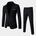 Men's Slim-Fit Two-Piece Suit with Notched Lapel — Alfie