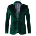 Men's Tailored Velvet Tuxedo Jacket with Satin Lapel & Comfortable Fit — Hudson