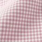 Women's Vintage Plaid Shirt with Button-Front & Relaxed Fit - Fabric Close Up Texture