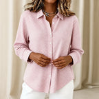 Women's Vintage Plaid Shirt with Button-Front & Relaxed Fit