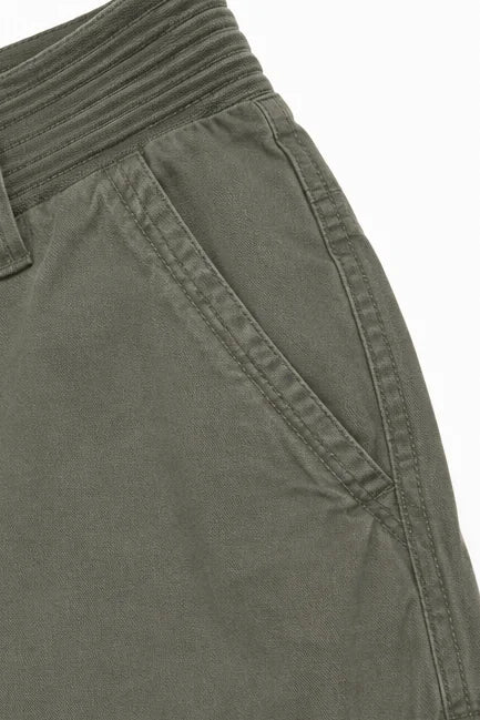 Women's Wide-Leg Cargo Pants with Relaxed Fit & Multiple Pockets - Close Up Side Pocket